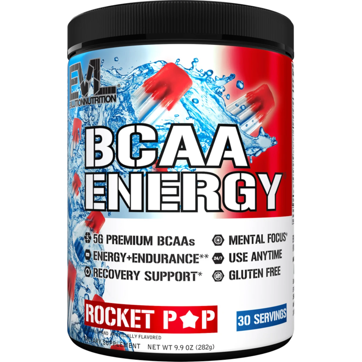 2983_bcaaenergy_rocketpop_front EVL BCAA Energy Pre-Workout Amino Acids Mix - Image 1